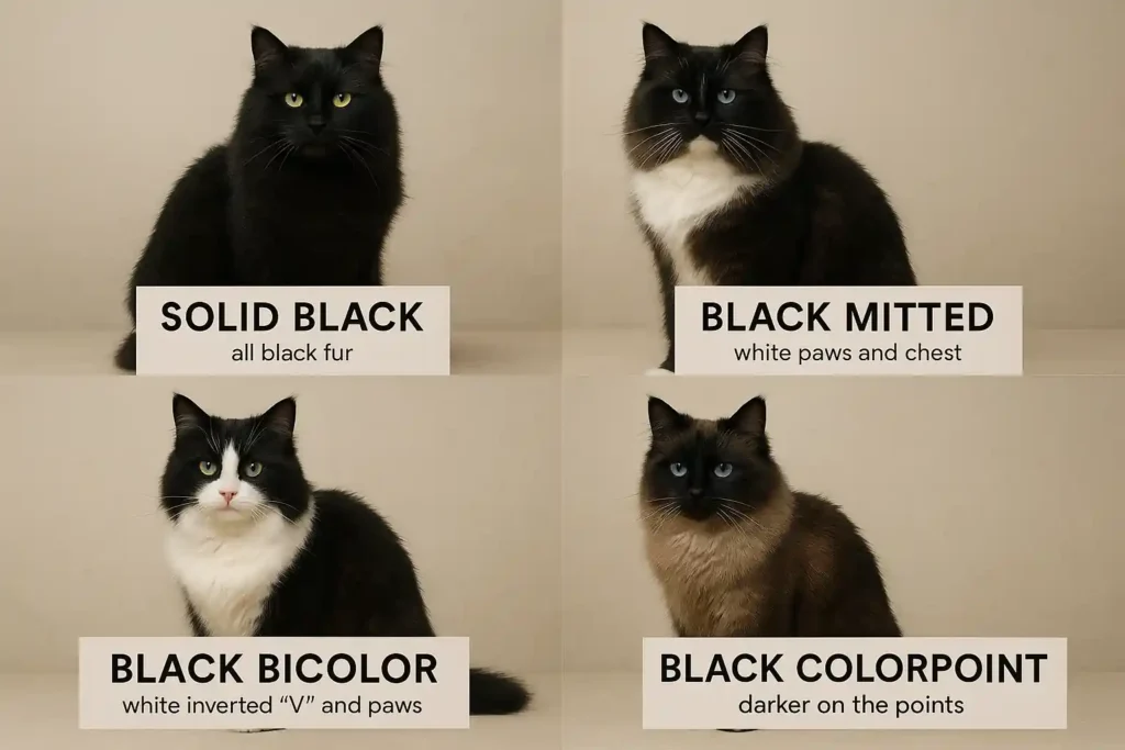 black ragdoll cat
