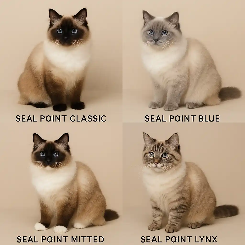 seal point ragdoll colors